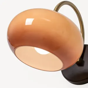 Norvique Modern Round LED Wall Light 6W Warm White E26 Base <b>Remote</b> <b>Control</b> for Indoor Living Room Bedroom Home Decor - Product Image 5