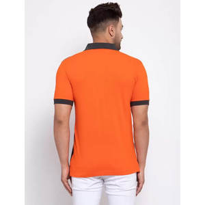 Polo personnalisé de haute qualité en coton à manches courtes grande taille pour hommes Nouveau design Couleur unie Style décontracté Techniques brodées - Product Image 2