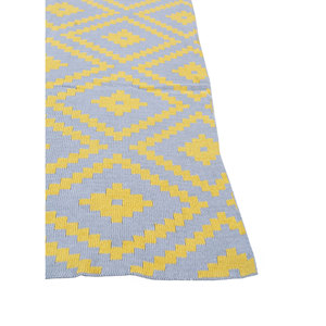 Tapis Jaipur sur mesure en polyester gris et noir, motif géométrique, pour la maison, fabriqué aux États-Unis - Product Image 4