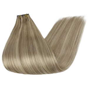 Barato 100% Paquetes de cabello vietnamita e indio crudo Doble dibujado Genius Trama Cabello humano virgen al por mayor de proveedor indio - Product Image 1