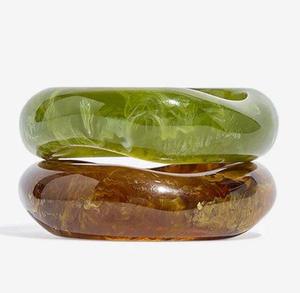 Bracelets et joncs en résine pour femmes, nouvelle collection, bijoux de style ange pour les fêtes et les mariages, haute qualité - Product Image 6