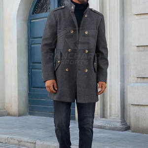 Men Long <b>Coat</b> Stylish Warm Office Winter <b>Coat</b> Men Long <b>Coat</b> Modern Fashion Outdoor Outerwear Men Long <b>Coat</b> - Product Image 5