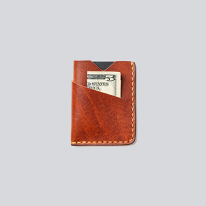 กระเป๋าสตางค์หนังแท้ลายม้าเครซี่ฮอสสไตล์วินเทจใส่บัตรเครดิตพับสามทบแบบเรียบง่ายออกแบบโลโก้ได้ตามต้องการ - Product Image 6