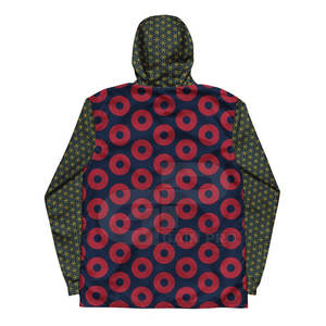 Chaqueta con Bloques de Color Abstractos, Estilo Urbano de los 90, Diseño de Bloques de Color Personalizado, Ropa Exterior para Uso Casual Urbano - Product Image 3