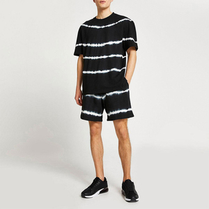 Manufacturer Design <b>Men</b> Summer <b>Shirt</b> and Shorts Set Customized Two Piece Cotton <b>Men</b> Sports Wear <b>Men</b> Summer Set - Product Image 3