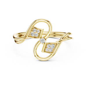 Anillo étnico de plata oxidada de 10K para niñas - Product Image 6