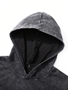 ชุดเสื้อมีฮู้ดผ้าคอตตอนสำหรับผู้ชายชุดเสื้อผ้าแนวสตรีทเสื้อมีฮู้ดเสื้อผ้าแนวสตรีทขายดี100% ตามสั่ง? - Product Image 4