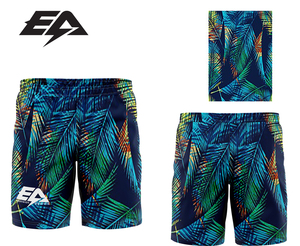 Pantalones cortos de gimnasio con estampado personalizado para hombre, ropa deportiva de poliéster sólido de secado rápido para entrenamiento en la playa, ecológica, informal, para correr, nadar, uso en la playa - Product Image 5