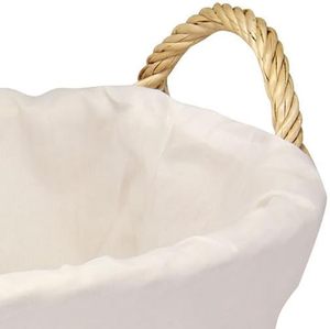 Handwoven <b>Willow</b> Wicker Laundry <b>Basket</b> with Handles Stylish & Durable with Removable Washable Liner Perfect Carrying Laundry - Product Image 5