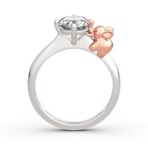แหวนช้างนำโชค Jeulia Hug Me ทรงวงกลม เงินสเตอร์ลิงประดับพลอยธรรมชาติ - Product Image 1