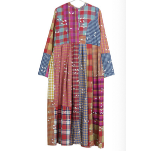 เดรสผ้าฝ้ายลำลอง AMBER 36 ดีไซน์ระบายอากาศได้ดีและใช้งานได้หลากหลาย พร้อมแขนพอง ไซส์ฟรีไซส์และ XL สำหรับวันฤดูใบไม้ร่วง - Product Image 2