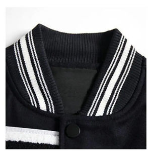 Wholesale 2024 Best Selling Custom Logo Embroidery Men Streetwear Wool Sleeve Warm Baseball Letterman <b>Varsity</b> <b>Jackets</b> Adult <b>Kids</b> - Product Image 5