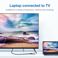 Cable Adaptador USB 3.1 Tipo C a VGA 1080P para MacBook, Computadora de Escritorio, Laptop, HDTV, Proyector con Revestimiento de PVC