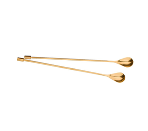 Cuchara para Café de Diseño Moderno, de Latón, con Mango Largo y Forma Cuadrada, Estilo Diseñador a los Precios Más Bajos - Product Image 1