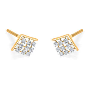 Boucles d'oreilles clous en perles plaquées or Elixon Charm pour femmes, bijoux classiques religieux pour fêtes - Product Image 4
