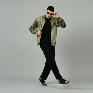 Chaquetas Letterman para hombre, bombardero de sublimación personalizado, chaqueta universitaria de béisbol, ropa transpirable de tela personalizada - Product Image 6