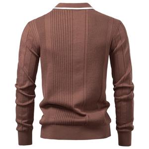 Suéter de Punto para Hombre, Manga Larga, Invierno, Transpirable, Estampado, para Negocios, al por Mayor - Product Image 5