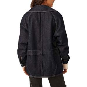 Cappotto in denim taglia M Free People con decorazioni a bottoni - Product Image 2