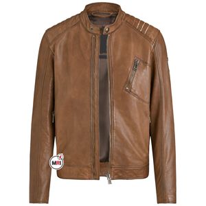 Chaquetas de cuero negro informales personalizadas para hombre nueva llegada elegante cuero genuino a prueba de viento para invierno montar motociclista - Product Image 3