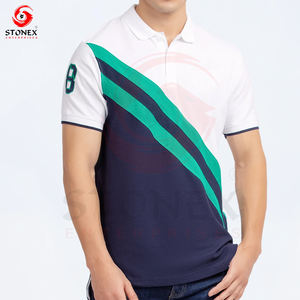 Nueva llegada de verano al por mayor de los hombres impresos camiseta Streetwear hombres polos con logotipo personalizado - Product Image 6