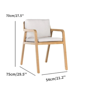 Chaises de salle à manger d'extérieur de luxe en teck pour une utilisation intérieure et extérieure et la décoration de la maison - Product Image 3