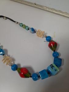 Nouveau design bijoux résine perles collier fabriqué en indien femmes cadeau fête colliers mariage - Product Image 5