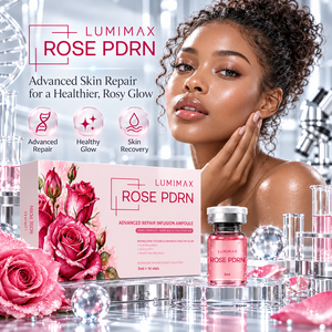 Sérum Ampoule Visage PDRN Rose Personnalisé en Gros, Essence Hydratante Équilibrante pour la Peau, Flacons de 5ml, Fabricant OEM - Product Image 1