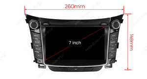 Reproductor Multimedia MEKEDE con Carplay y Android Auto, Pantalla Táctil de 7 Pulgadas para <span class=keywords><strong>Hyundai</strong></span> <span class=keywords><strong>I30</strong></span> Elantra GT, Compatible con Cámara Trasera - Product Image 6