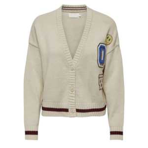 Cárdigan Unisex de Alta Calidad, Personalizado, para Mujer, Estilo Universitario, Invernal, Urbano, Bordado, de Lana Acrílica, con Botones, Informal, con Apliques - Product Image 1