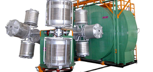 Máquina de moldeo rotacional directa de fábrica con silla de plástico de tres brazos que hace la máquina de rotomoldeo de tanque de agua - Product Image 2