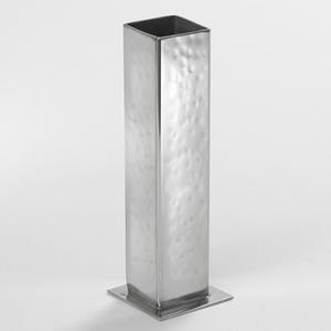 Vase à fleurs en aluminium à finition antique avec bouche évasée, idéal pour les accents d'entrée, les tables de console et les configurations de mariage à thème - Product Image 5