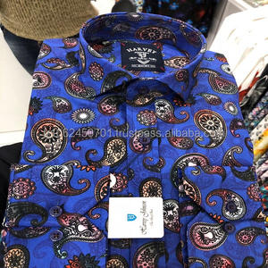 Polo en satin pour hommes, design personnalisé, style rayé imprimé Slimfit - Product Image 2