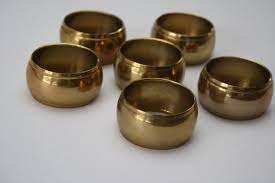 Nouveau porte-serviettes en laiton avec logo personnalisé pour la maison, la cuisine et les articles de table, anneau de serviette en laiton de qualité standard - Product Image 6