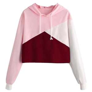 Sudaderas Cortas para Mujer, Venta Directa de Fábrica, Mangas Largas, Lisas, Secado Rápido, Transpirables, Suministro al por Mayor OEM - Product Image 4
