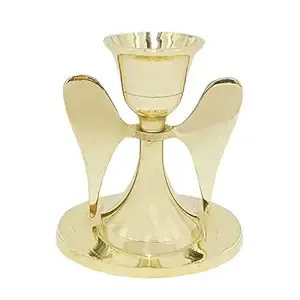 Bougeoir à 3 bras en laiton plaqué or fait à la main décoration de table d'hôtel et de restaurant parfumée pour l'affichage de la pièce maîtresse - Product Image 6