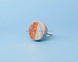 Boutons de porte élégants et modernes Garniture en laiton Artisanat à la main Poignées colorées Bouton de tiroir Pierre de marbre rectangulaire de haute qualité avec doré - Product Image 5