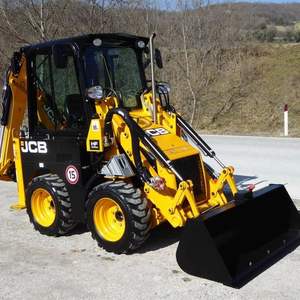 Retroexcavadora JCB 1CX HF ligeramente usada, minicargadora de ruedas 4x4 de 3 toneladas, máquina de construcción con sistema hidráulico de alto flujo - Product Image 1