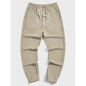 Pantalons de sport décontractés, pantalons longs en polaire chaud, jogging, fitness, couleur unie, pantalons de sport d'extérieur pour hommes - Product Image 1