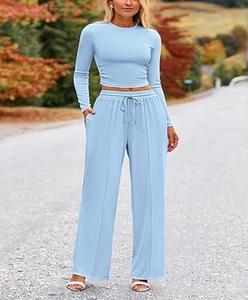 Ensemble haut et bas décontracté pour femmes, léger, à séchage rapide, coupe classique - Product Image 2