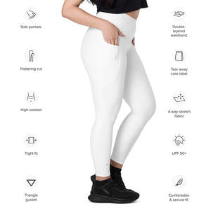 Custom Made Women Fitness Leggings High Waist <b>Tummy</b> <b>Control</b> Stretchable Sports Pants for Yoga and Gym - Product Image 5