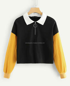 Sudadera informal con letras bordadas personalizadas XXXL, jersey de mujer, sudadera transpirable de algodón - Product Image 1