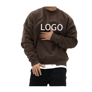OEM personalizado de los hombres de estilo de la calle Jersey térmico de moda impreso patrón de tela de lana 100% algodón a granel sudadera de invierno - Product Image 4