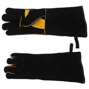 Gants de soudage en cuir de peau de vache taille XL de qualité supérieure renforcés meilleure Protection mécanique alimentaire anti-coupure anti-dérapant tactile - Product Image 1