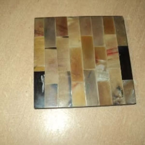 Posavasos ecológico moderno de madera, alfombrillas y almohadillas elegantes para protección de mesa - Product Image 1