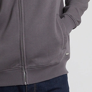 Sweat-shirt à coupe classique pour homme avec logo personnalisé simple, prix de gros / Sweat-shirt en molleton de haute qualité, design streetwear 2026 - Product Image 4