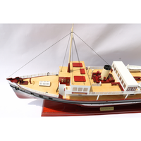 MODÈLE DE BATEAUX EN BOIS OOSTERSCHELDE/MODÈLE DE REMORQUEURS PAYS-BAS/ARTISANAT MAIN POUR LA DÉCORATION