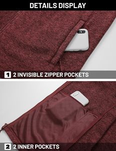 Quick Dry Outdoor breathable soft comfort Jackets Full sleeve warm lightweight moisture-wicking insulating outdoor jacket - Product Image 4