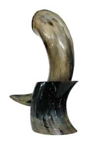 Cuerno vikingo para beber de calidad superior, taza de cuerno puro, cuerno Natural hecho a mano, uso alimentario seguro, la mejor cerveza superior para beber estilo americano - Product Image 5