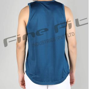 Camiseta sin mangas de entrenamiento con logotipo de bambú transpirable de talla grande para hombre, camiseta negra informal sin mangas para entrenamiento físico, chaleco de gimnasio ecológico - Product Image 2