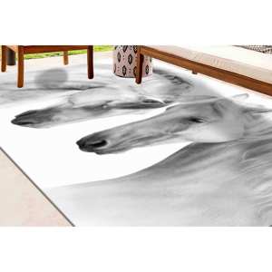 Alfombra Estampada - Diseños Únicos para Amantes de los Caballos, Decoración Rústica, Patrones 3D, Alfombra de Chenilla - Product Image 2